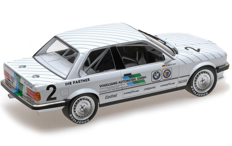 BMW E30 325i 1986 DTM 3. Platz Eifelrennen Olaf MANTHEY 1:18