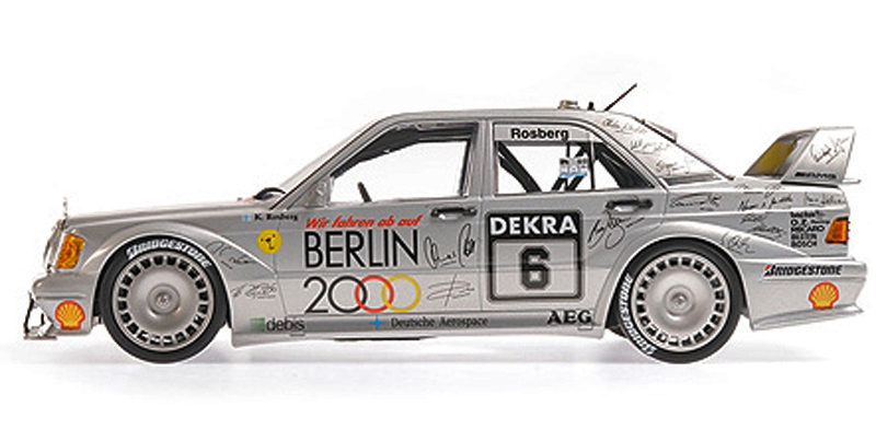 Mercedes Benz W201 190E EVO 2 1992 DTM Keke ROSBERG 1:18
