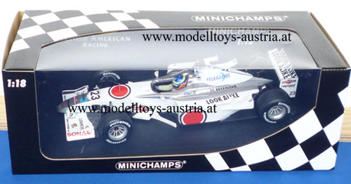 BAR B.A.R 02 Honda 2000 Ricardo ZONTA 1:18