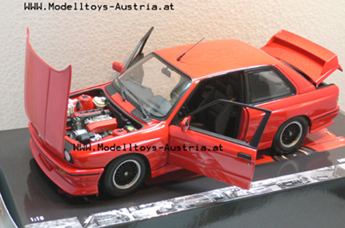 BMW E30 Limousine M3 1989 CECOTTO Edition rot 1:18
