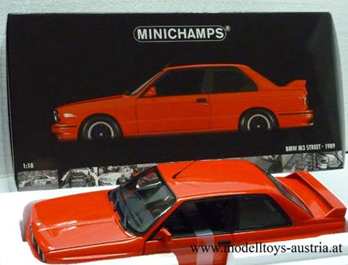 BMW E30 Limousine M3 1989 CECOTTO Edition rot 1:18