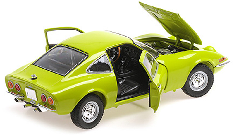 Opel GT Coupe 1970 grün 1:18