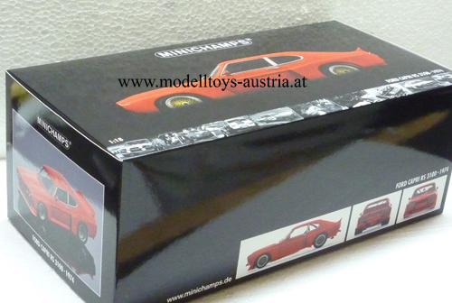 Ford Capri RS 3100 1974 Racing STRASSENVERSION rot 1:18