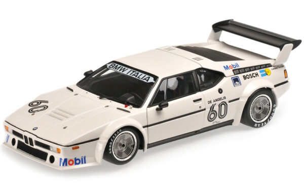 BMW M1 E26 1979 PROCAR Zolder Sieger Elio de ANGELIS BMW Italia 1:18 Minichamps