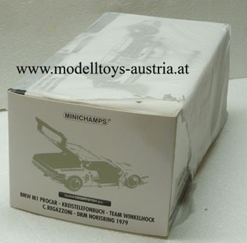 BMW M1 E26 1979 PROCAR Kreistelefonbuch DRM Norisring Clay REGAZZONI 1:18