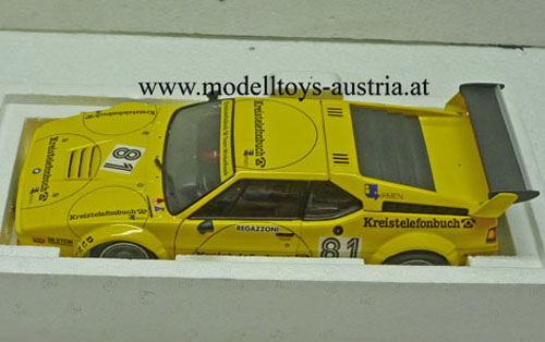 BMW M1 E26 1979 PROCAR Kreistelefonbuch DRM Norisring Clay REGAZZONI 1:18