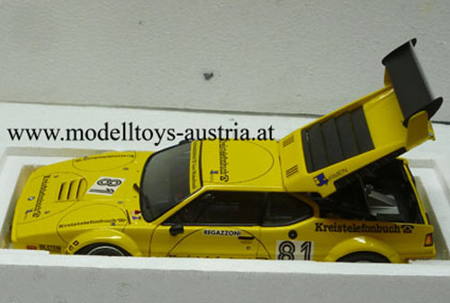 BMW M1 E26 1979 PROCAR Kreistelefonbuch DRM Norisring Clay REGAZZONI 1:18