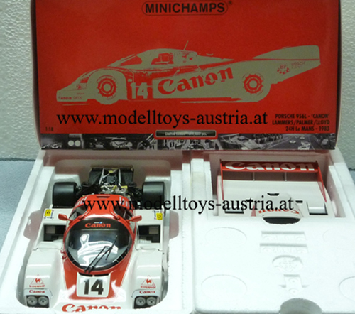 Porsche 956 1983 Le Mans Canon LAMMERS / PALMER / LIOYD 1:18
