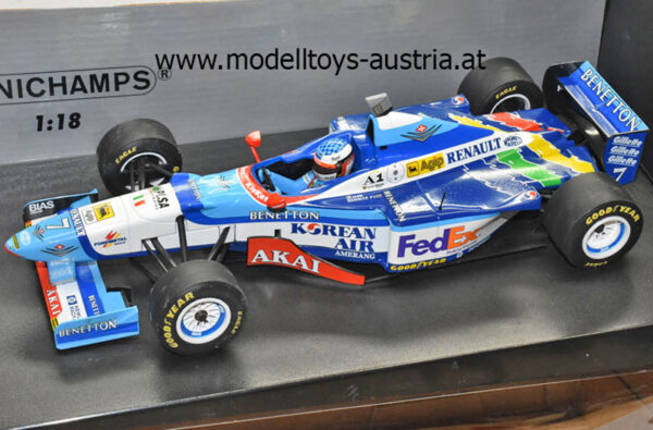 Benetton B197 Renault 1997 Jean ALESI 1:18