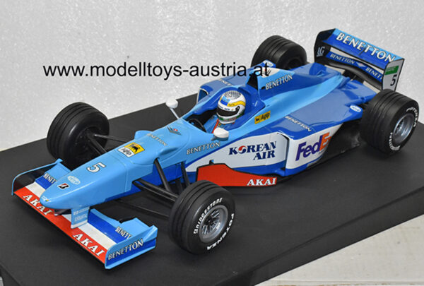 Benetton B197 Playlife 1998 SHOWCAR Giancarlo FISICHELLA 1:18