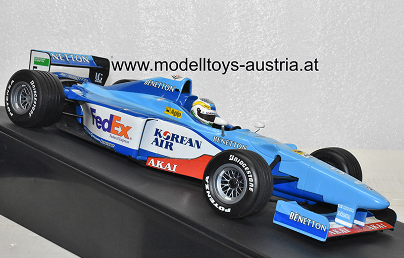 Benetton B197 Playlife 1998 SHOWCAR Giancarlo FISICHELLA 1:18