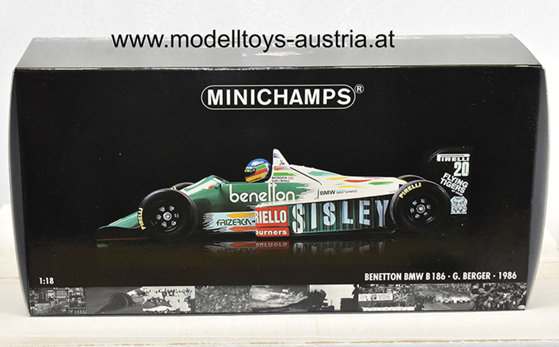 Benetton B186 BMW 1986 Gerhard BERGER 1:18