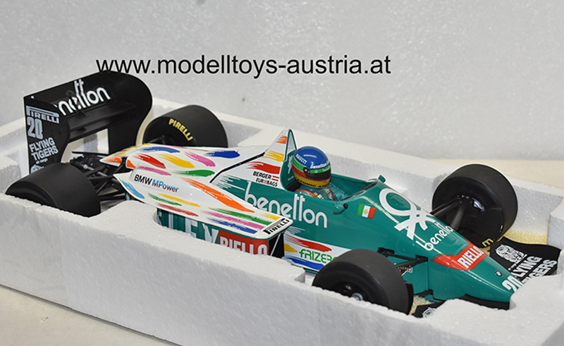 Benetton B186 BMW 1986 Gerhard BERGER 1:18