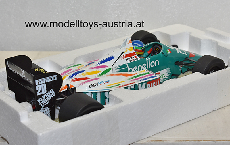Benetton B186 BMW 1986 Gerhard BERGER 1:18