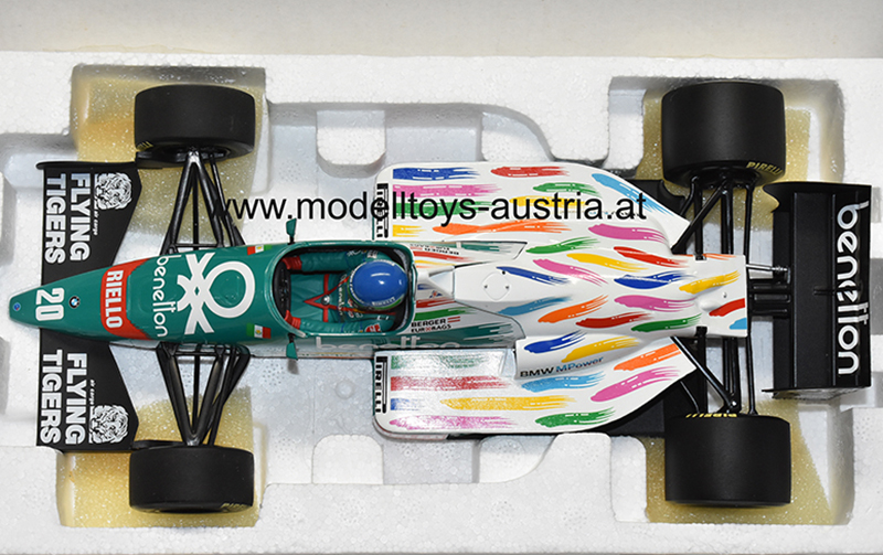 Benetton B186 BMW 1986 Gerhard BERGER 1:18
