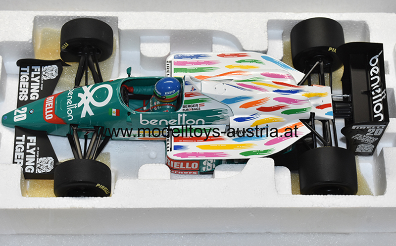 Benetton B186 BMW 1986 Gerhard BERGER 1:18