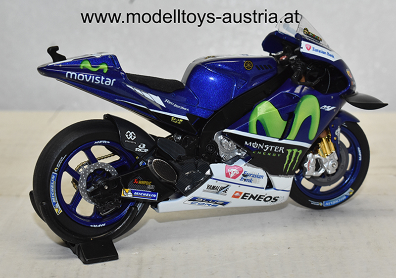 Yamaha YZR-M1 2016 Moto GP Catalonien Sieger Valentino ROSSI Movistar Yamaha MotoGP Team 1:18