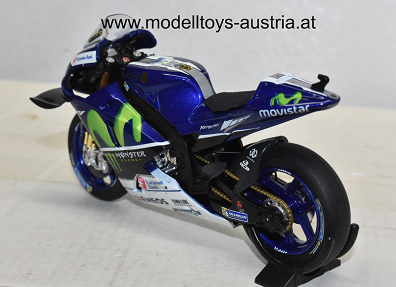 Yamaha YZR-M1 2016 Moto GP Catalonien Sieger Valentino ROSSI Movistar Yamaha MotoGP Team 1:18