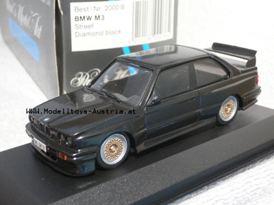 BMW E30 M3 1990 DIAMANT SCHWARZ 1:43