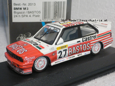 BMW M3 E30 4. Platz 24 Stunden von Spa 1990 1:43