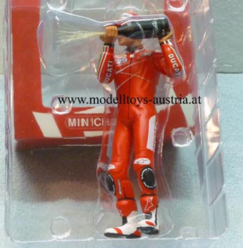 Figur Casey STONER 2007 WELTMEISTER Moto GP Ducati 1:12