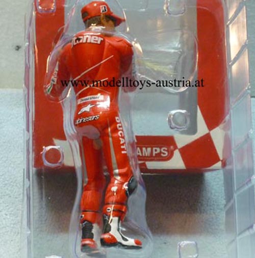 Figur Casey STONER 2007 WELTMEISTER Moto GP Ducati 1:12