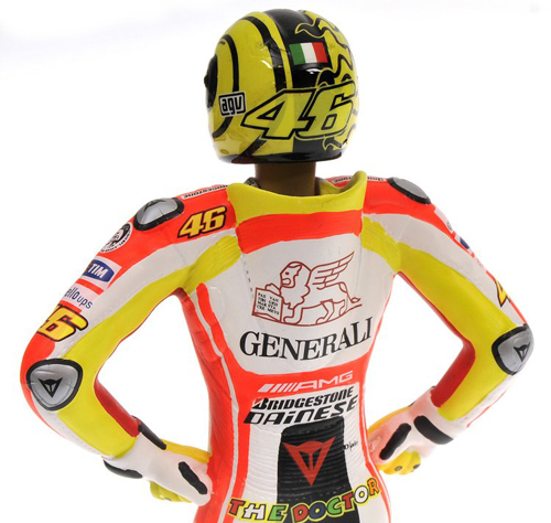 Figur Valentino ROSSI 2011 UNVEILING Presentation stehend 1:12