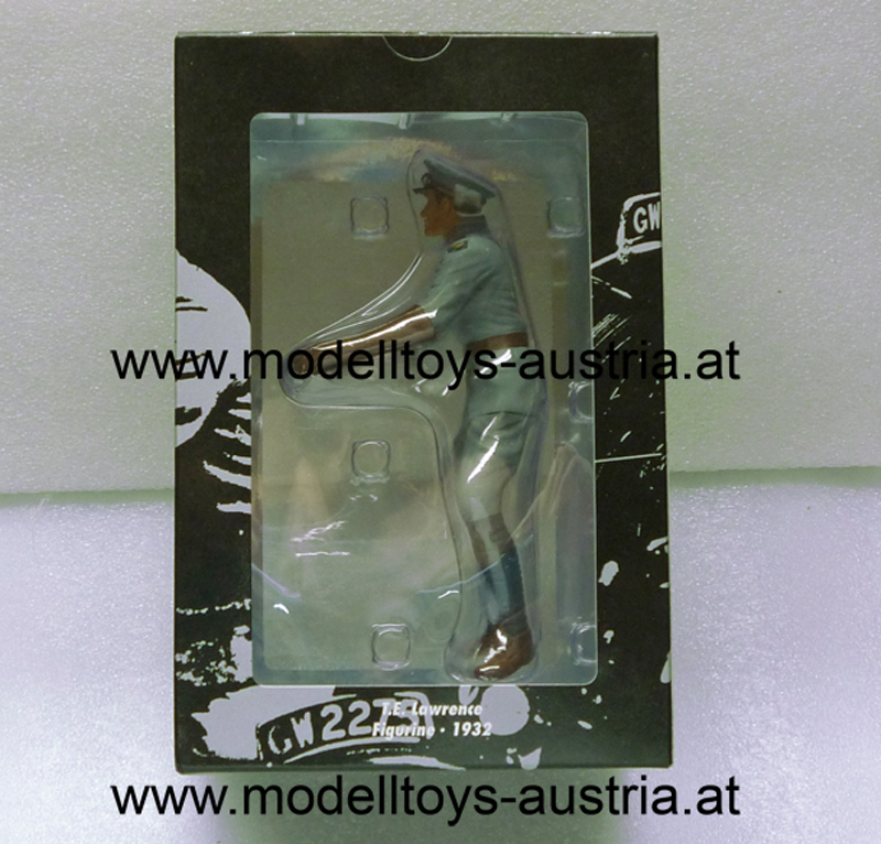Figur T. E. Thomas Edward Lawrence 1932 Fahrer für Brough Superior 1:12