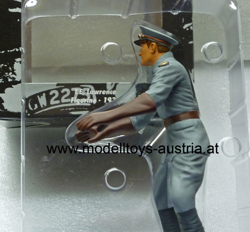 Figur T. E. Thomas Edward Lawrence 1932 Fahrer für Brough Superior 1:12