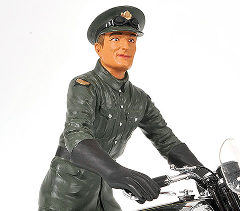 Figur T. E. Thomas Edward Lawrence 1932 Fahrer für Brough Superior 1:12
