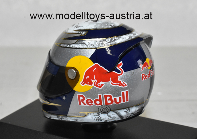 Helm ARAI 2009 Sebastian VETTEL China GP Shanghai Red Bull 1:8