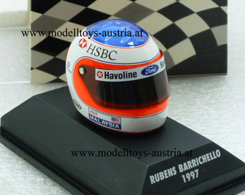 1997 Helm Arai 1997 Rubens BARRICHELLO Stewart 1:8