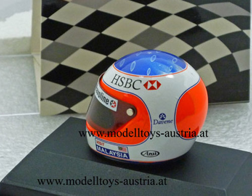 1997 Helm Arai 1997 Rubens BARRICHELLO Stewart 1:8