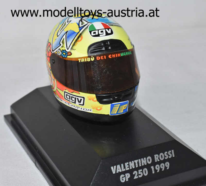 Helm AGV Valentino ROSSI 1999 250 ccm WELTMEISTER 1:8