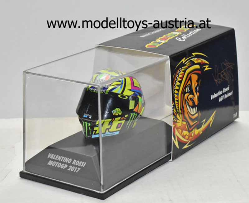 Helm AGV Valentino ROSSI 2017 Moto GP 1:8
