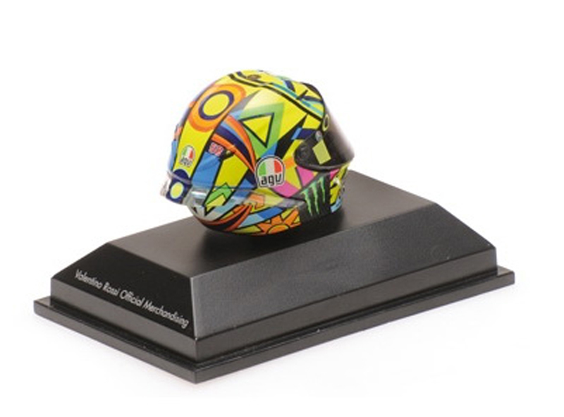 Helm AGV Valentino ROSSI 2017 Moto GP Tribute to Angel NIETO / Nicky HAYDEN 1:8