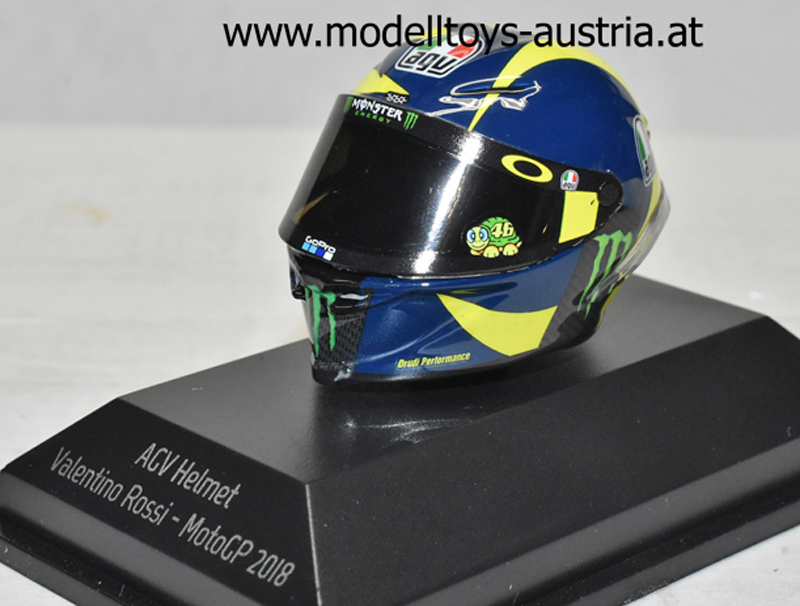 Helm AGV Valentino ROSSI 2018 Moto GP 1:8