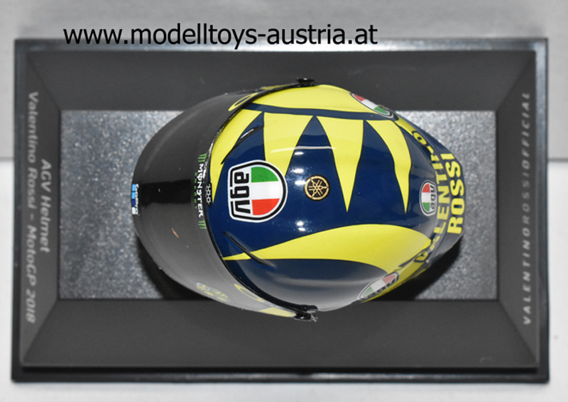 Helm AGV Valentino ROSSI 2018 Moto GP 1:8