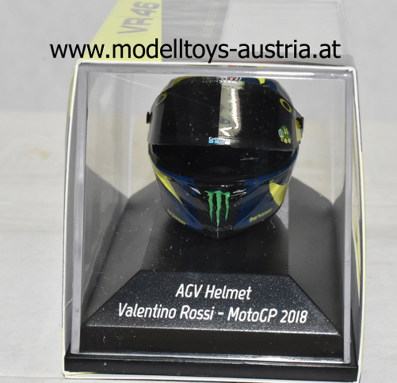 Helm AGV Valentino ROSSI 2018 Moto GP 1:8