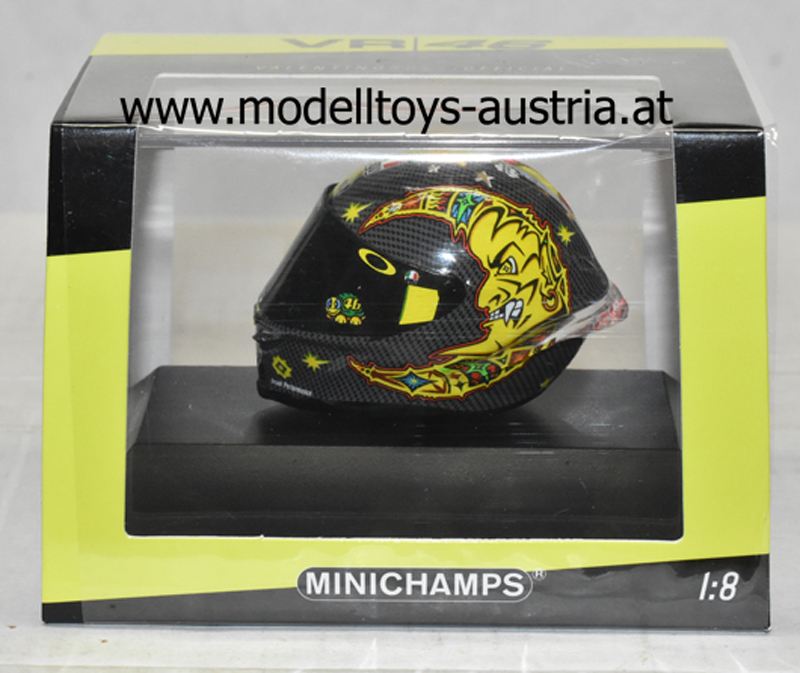 Helm AGV Valentino ROSSI 2018 Winter Test SEPANG DAY 1 1:8