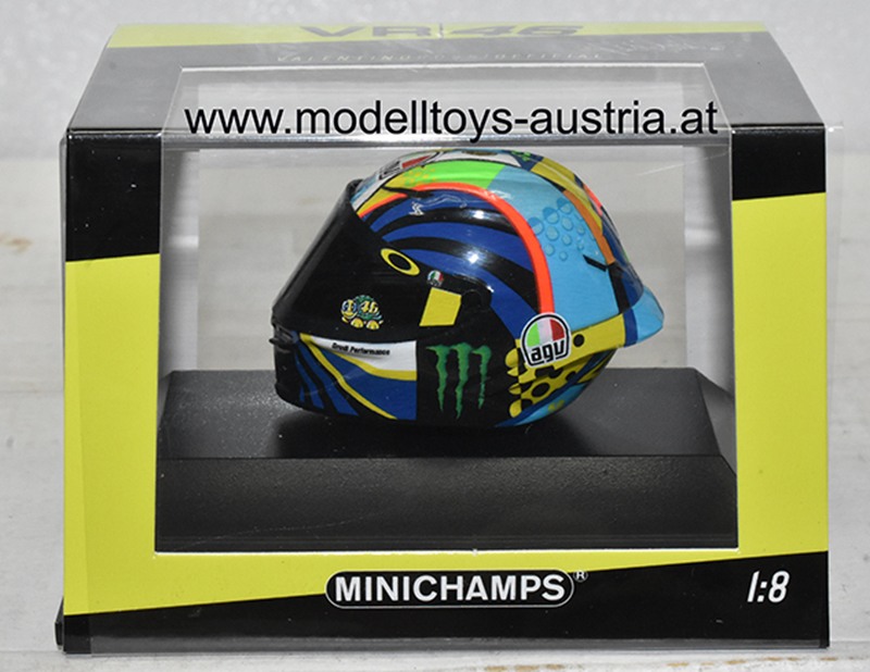 Helm AGV Valentino ROSSI 2020 Moto GP Winter TEST SEPANG 2020 1:8