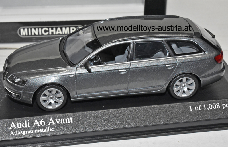 Audi A6 Avant Kombi 2006 grau metallik 1:43