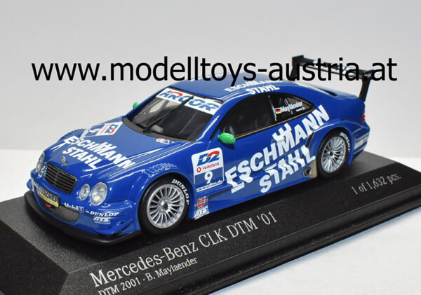 Mercedes Benz CLK Coupe DTM 2001 Bernd MAYLÄNDER Team Manthey 1:43