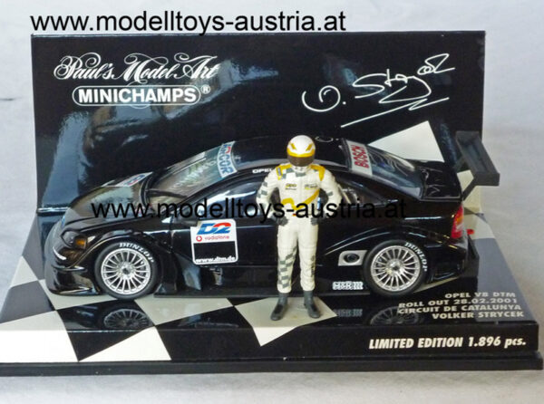 Opel V8 DTM 2001 Roll Out Circuit de Catalunya Volker STRYCEK 1:43