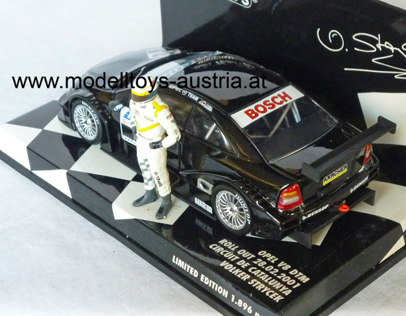 Opel V8 DTM 2001 Roll Out Circuit de Catalunya Volker STRYCEK 1:43