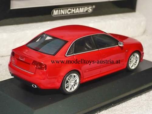 Audi A4 B7 Limousine RS4 2005 rot 1:43