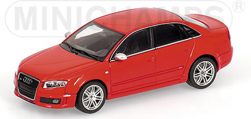 Audi A4 B7 Limousine RS4 2005 rot 1:43