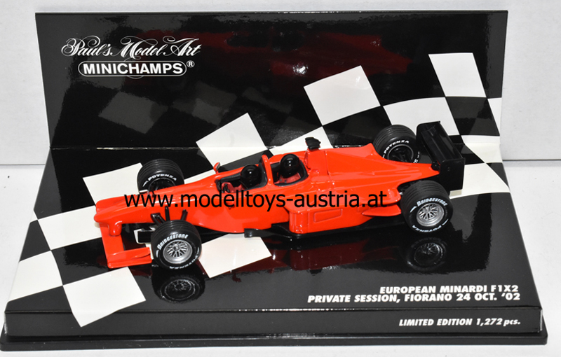 Minardi European F1X2 2002 DOPPELSITZER 1:43