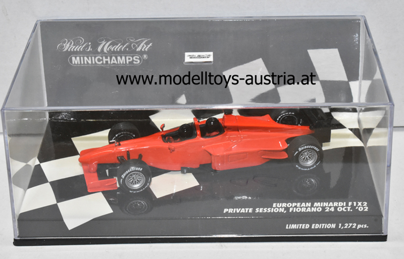 Minardi European F1X2 2002 DOPPELSITZER 1:43