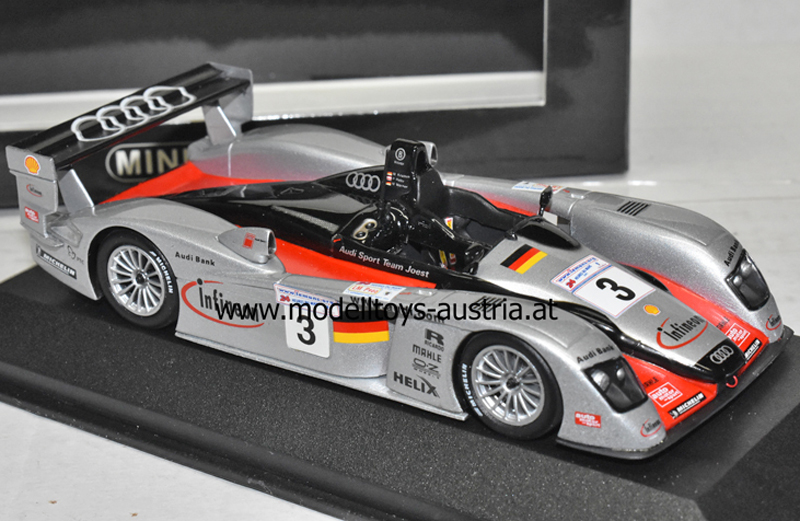 Audi R8 2002 Le Mans Philipp PETER / KRUMM / WERNER Team Audi Sport JOEST RACING 1:43